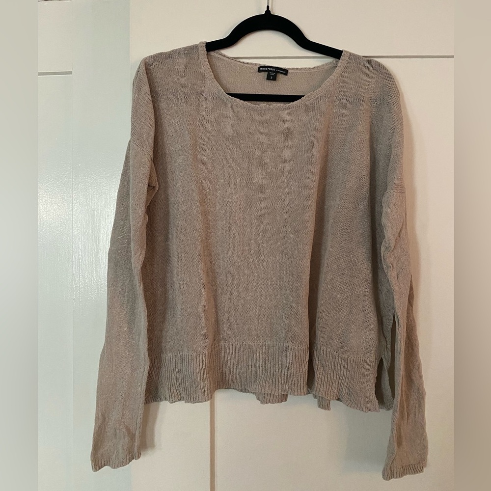 James Perse Lightweight Boxy Sweater
